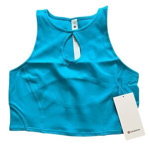 Lululemon Ultralu Cut-out Tank Top Size 12 NWT Racerback Rare Blue Turquoise